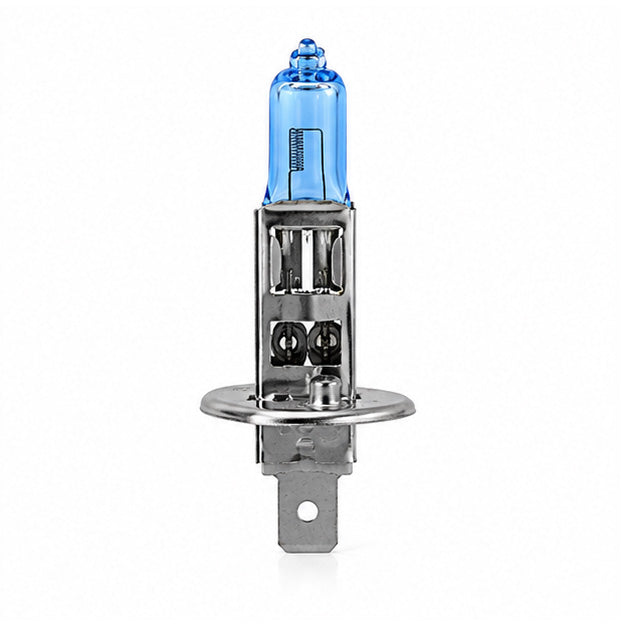 H1 Super White Halogen Bulbs | 12v 55w | 5000k-6000k Xenon Look | E-Marked Road Legal