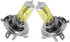 H4 Super White Halogen Bulbs | 12V 100W | 3000K Yellow Xenon Look | E-Mark Road Legal