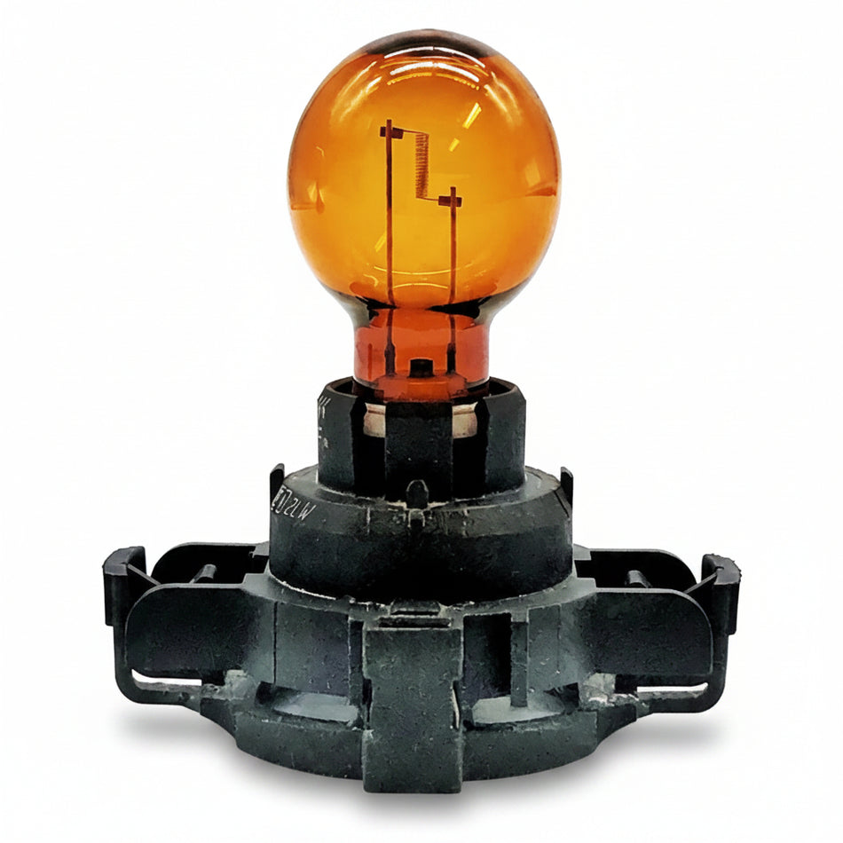 PY24W Indicator Bulb | 12V 24W | HALOGEN | E-Mark Amber Indicator Bulb