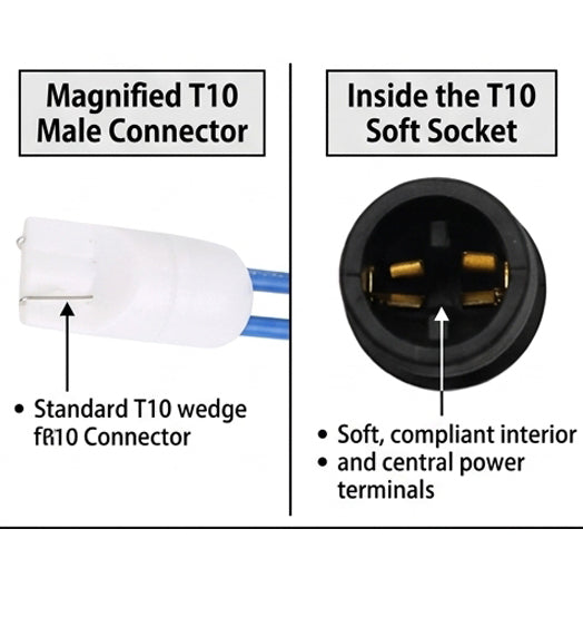 T10 W5W 501 LED Canbus Decoders (Pair) – Anti-Flicker &amp; Dashboard Error Warning Canceller