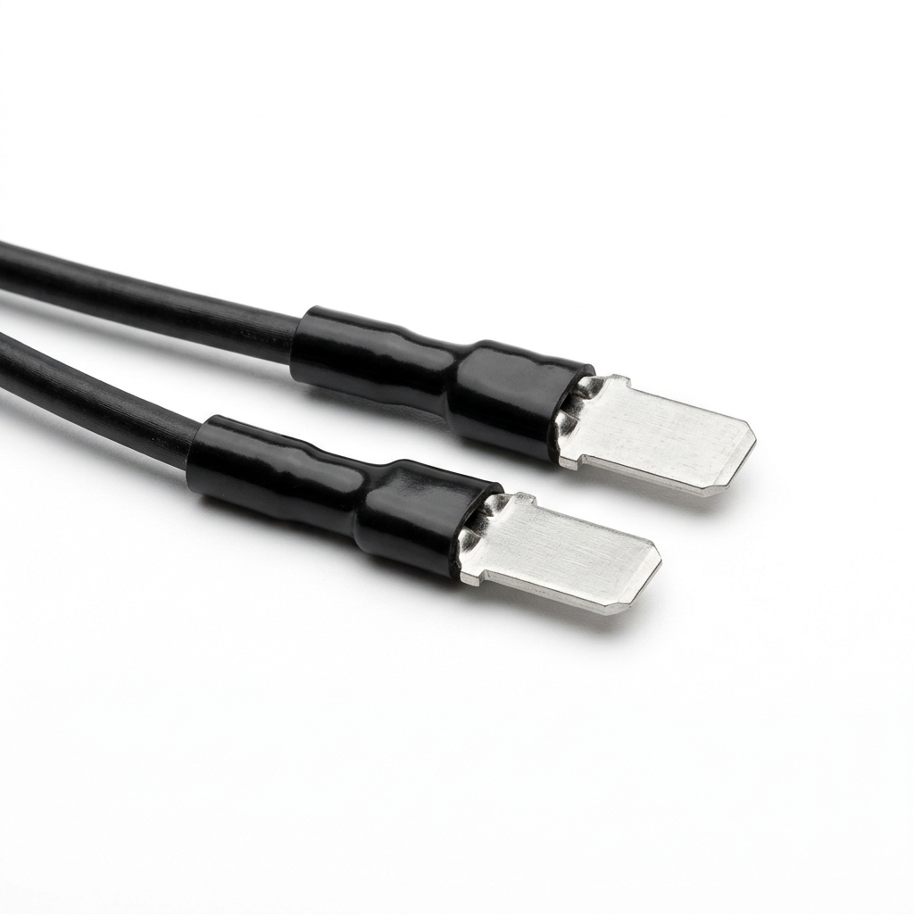 H1 two separate male spade connectors