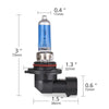 H10 Super White Halogen Bulbs | 12V 100W | 5000K–6000K Xenon Look | E-Mark Off Road Show Car