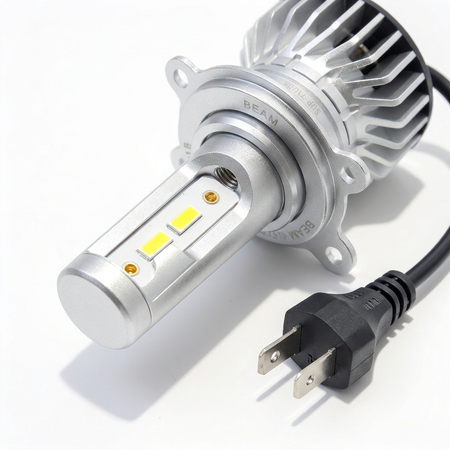 H7 LED close-up on white