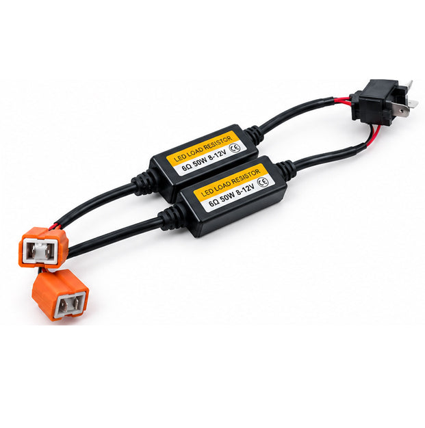H7 LED Canbus Decoders (Pair) – Anti-Flicker Adapter &amp; Error Free Warning Canceller