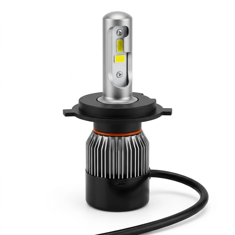R6 H7 bulb on white with slight shadow