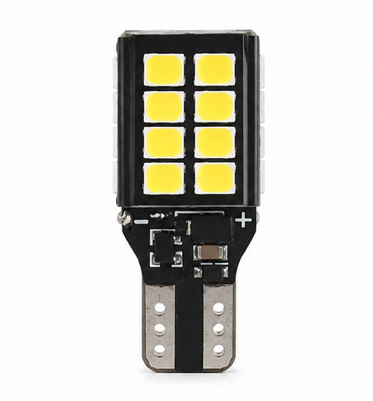 T15 2835 27 SMD CANBUS LED Bulb – T10 / W5W / 501 Ultra Bright Upgrade